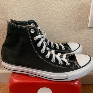 Black and White Converse High Tops